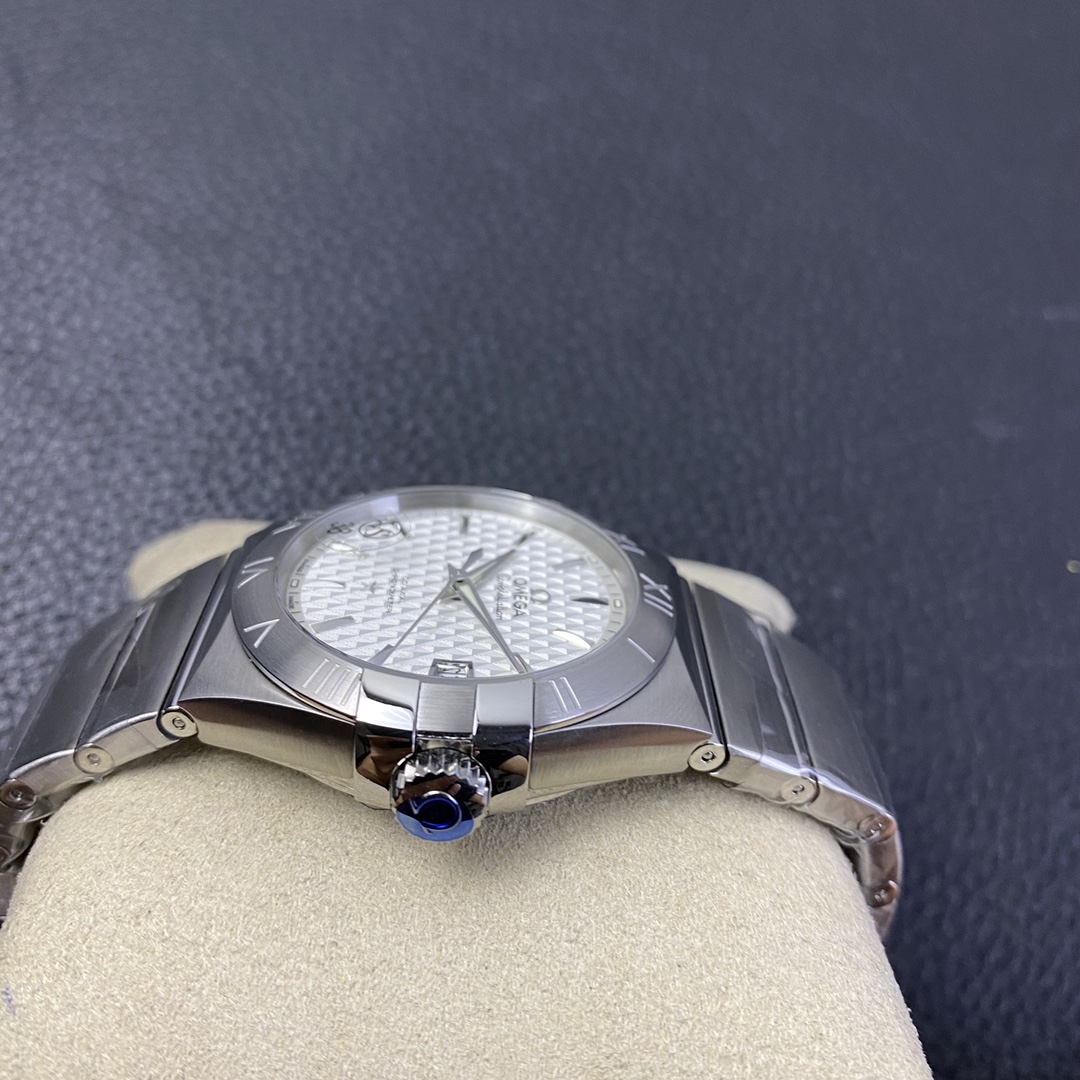 2025101510505193 - VS廠歐米茄高仿表 星座男款格子白盤