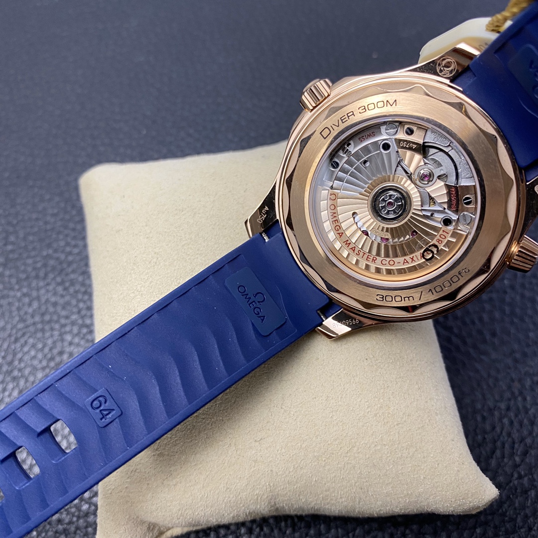 2025111115441647 - VS新品 尊享版海馬300米 全玫瑰金 藍盤頂級歐米茄復刻表