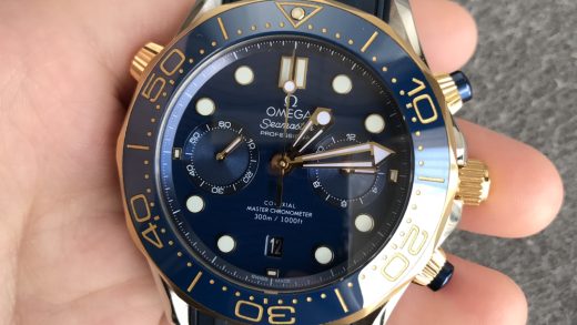 202512011226013 520x293 - UM新秀力作——歐米茄全新海馬系列300計時男士高仿腕表