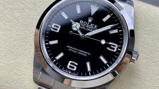 2026022116404843 520x293 - VS廠勞力士高仿表 探險家一代 探一369型 40mm 3230機機芯904精鋼