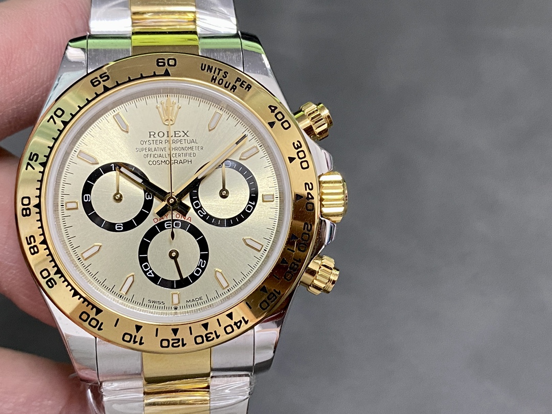 2026040715353715 - 改裝定製 18k包金 勞力士新款迪通拿高仿表4131機芯