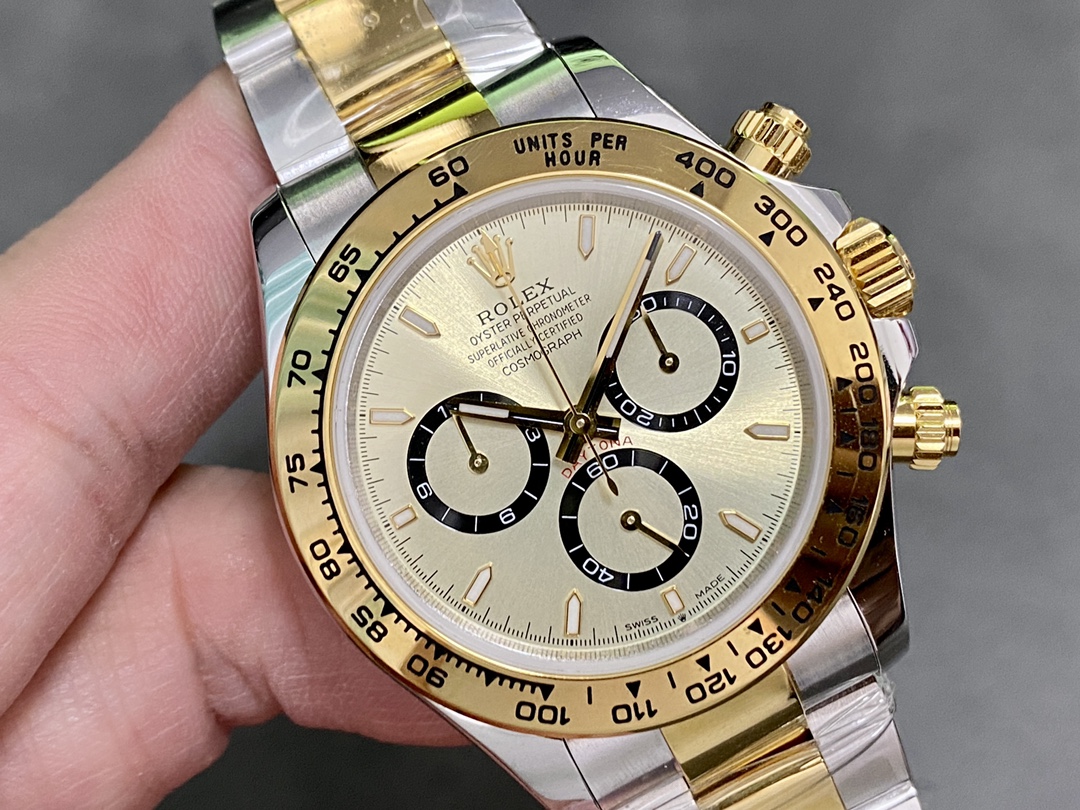 2026040715354167 - 改裝定製 18k包金 勞力士新款迪通拿高仿表4131機芯