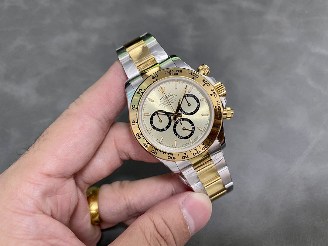 2026040715354743 - 改裝定製 18k包金 勞力士新款迪通拿高仿表4131機芯